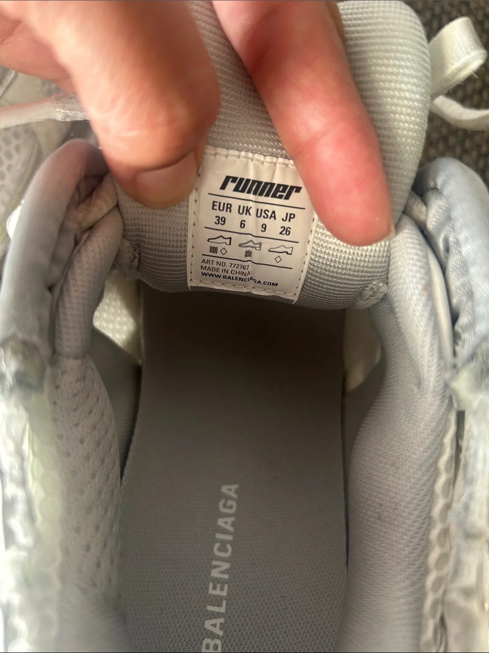Balenciaga Runner Sneakers 39 Y2K Gorpcore Techwear Pink Green